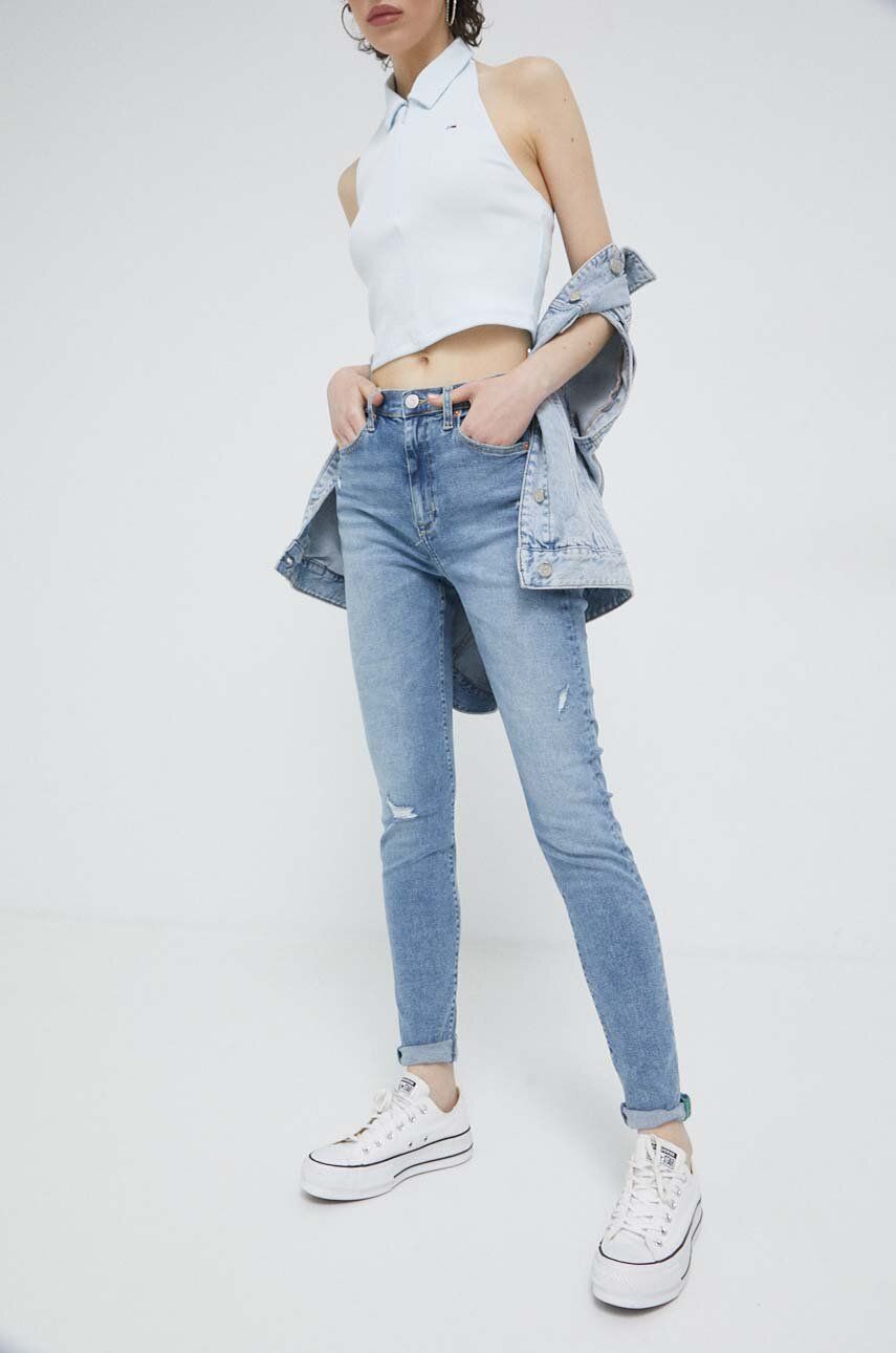 Jeans Tommy Hilfiger Jeans Sylvia Jeans Blå | DW0DW15525.PPYX, 0