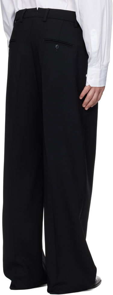 Bukser VETEMENTS Tailored Wide-Leg Trousers Sort | UA66PA400B, 2