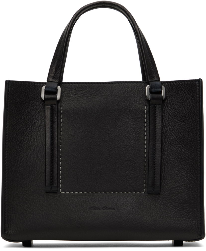 Skuldertaske Rick Owens Rick Owens Mini Edith Shopper Tote Sort | RA01E0652 LCN