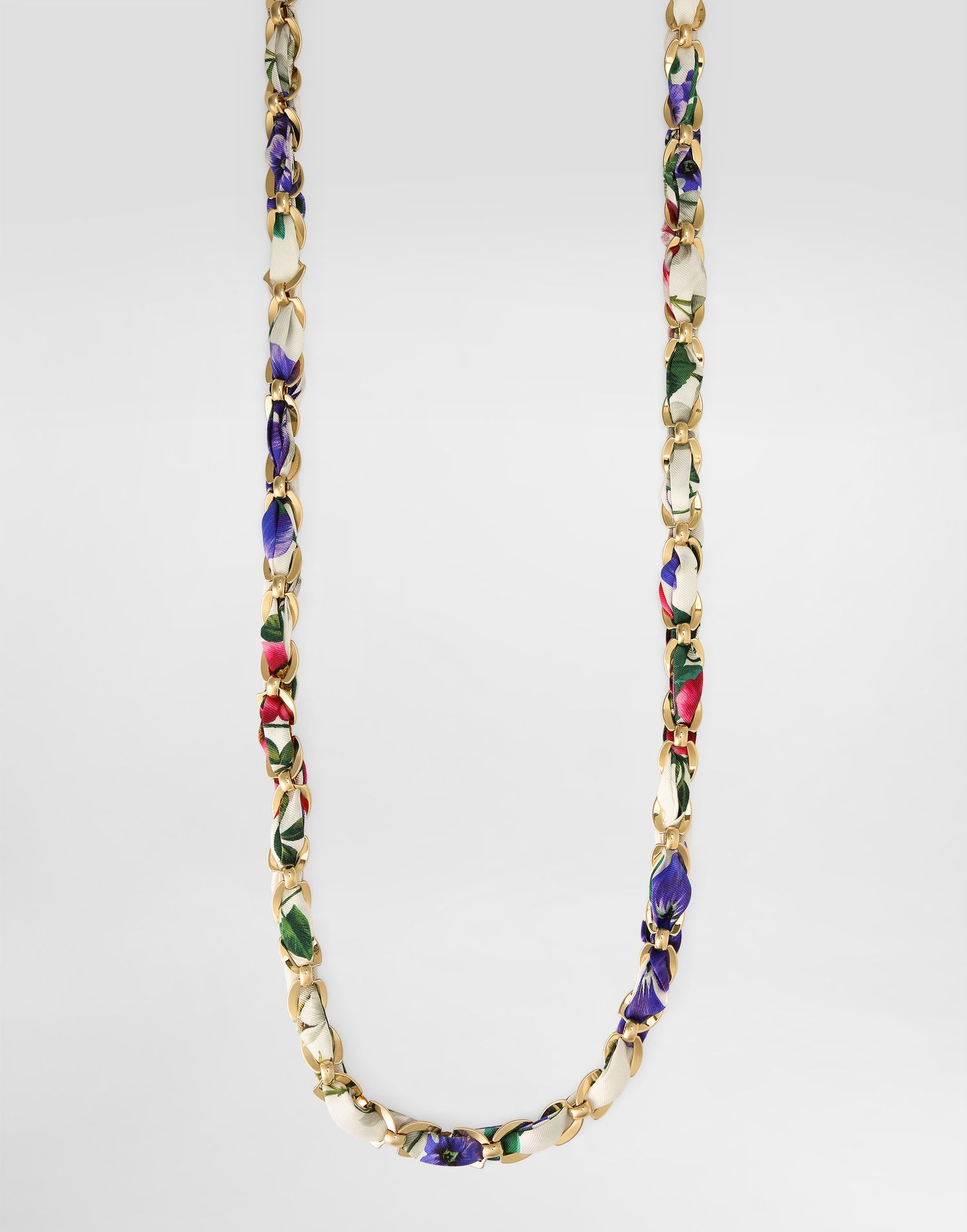 Halskæde Dolce & Gabbana Dolce & Gabbana Floral Print Chain Strap Flerfarvet | BI3309AW051HA5KT, 1