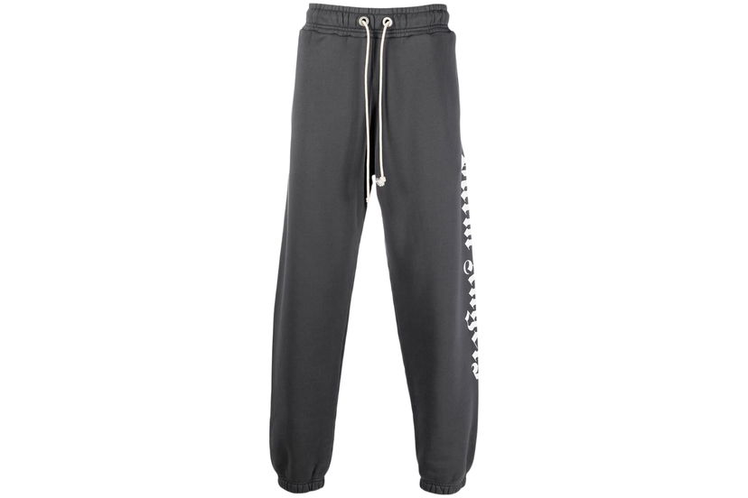 Joggingbukser Palm Angels Logo Print Track Pants Grå | PMCH011S21FLE0011001