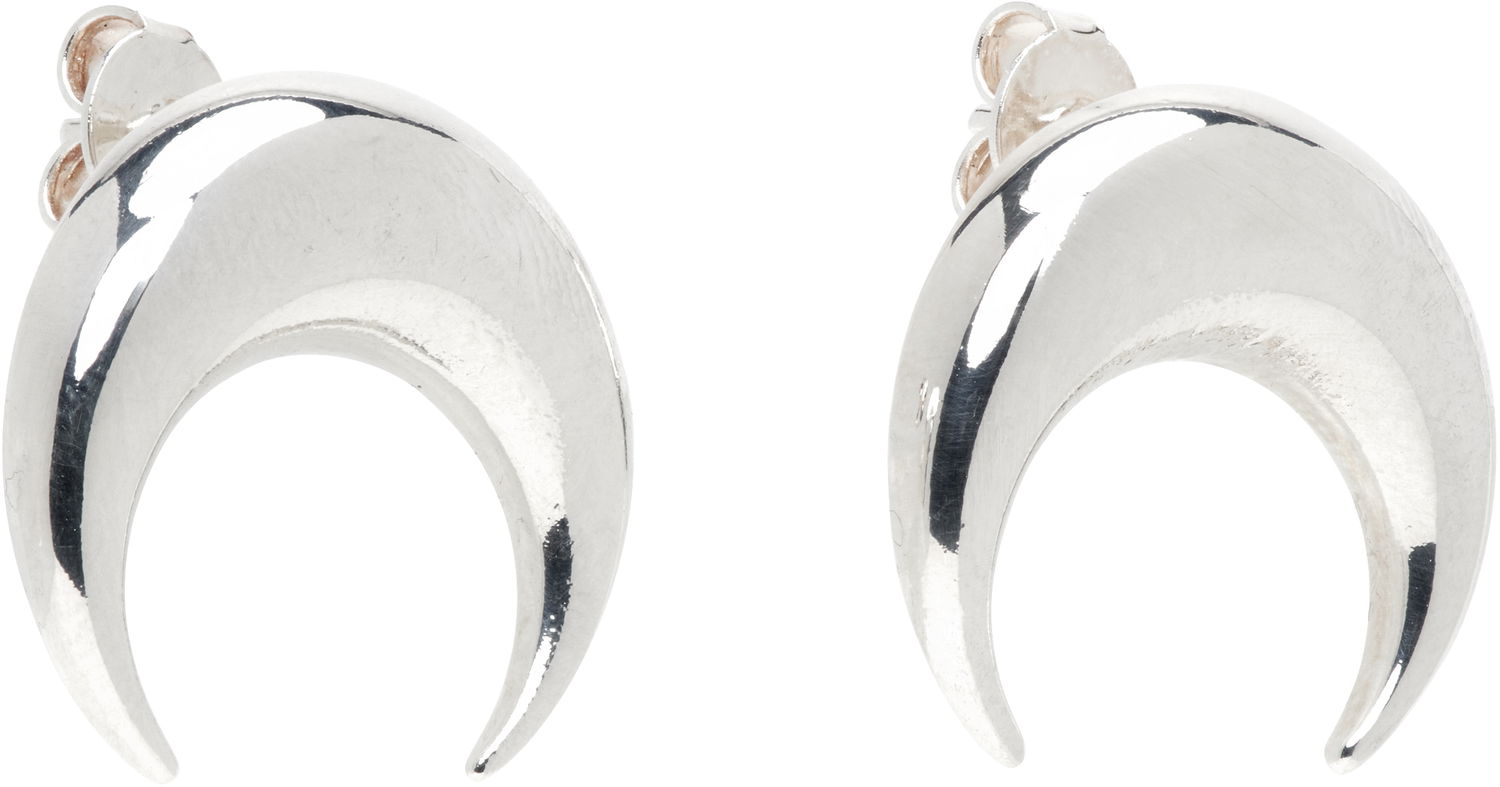 Øreringe Marine Serre Marine Serre Moon Stud Earrings Metalisk | UJW074ARMET0001, 1