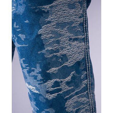 Jeans Karl Kani Karl Kani Og K Distress Camo Five Pocket Denim Pants W30 Blå | KK-60000106, 1