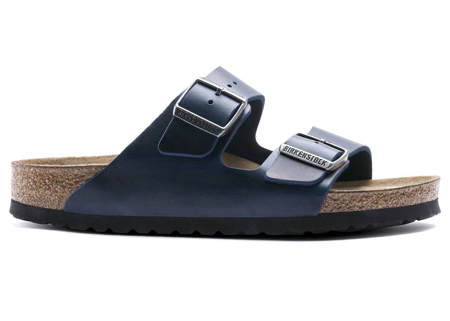 Sneakers og sko Birkenstock Arizona Soft Footbed Oiled Leather Blue Sort | 1013643/1013644, 0