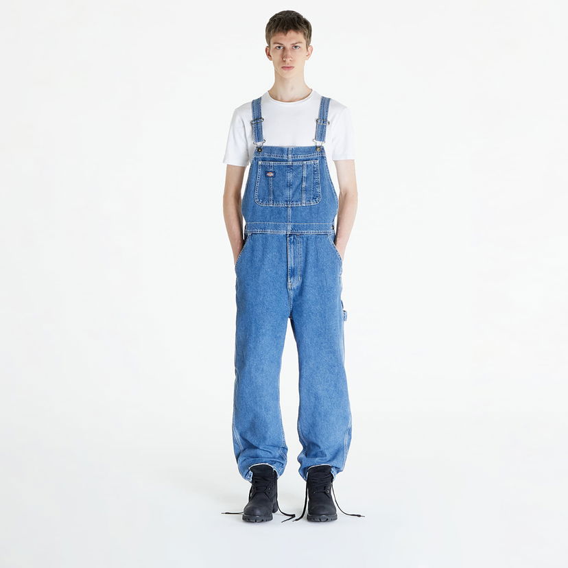 Jumpsuit Dickies Classic Denim Bib XXL Blå | DK0A4XYACLB1