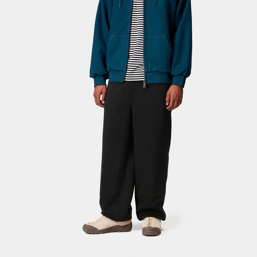 Joggingbukser Carhartt WIP Carhartt WIP Double Knee Sweatpants Sort | I035546_9