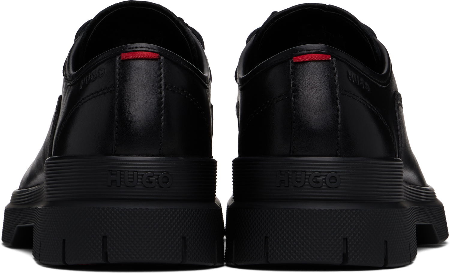 Tøj BOSS Hugo Double Stitching Derbys Sort | 50536171, 1