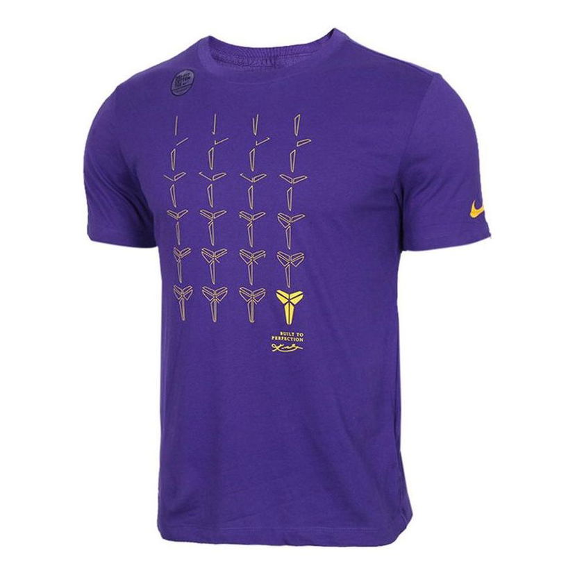 T-shirt Nike Kobe Bryant Built To Perfection T-Shirt Lilla | BQ3614-547