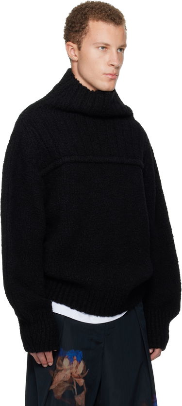 Sweater Dries Van Noten Dries Van Noten Wool Turtleneck Sort | 252-021236-2721, 1