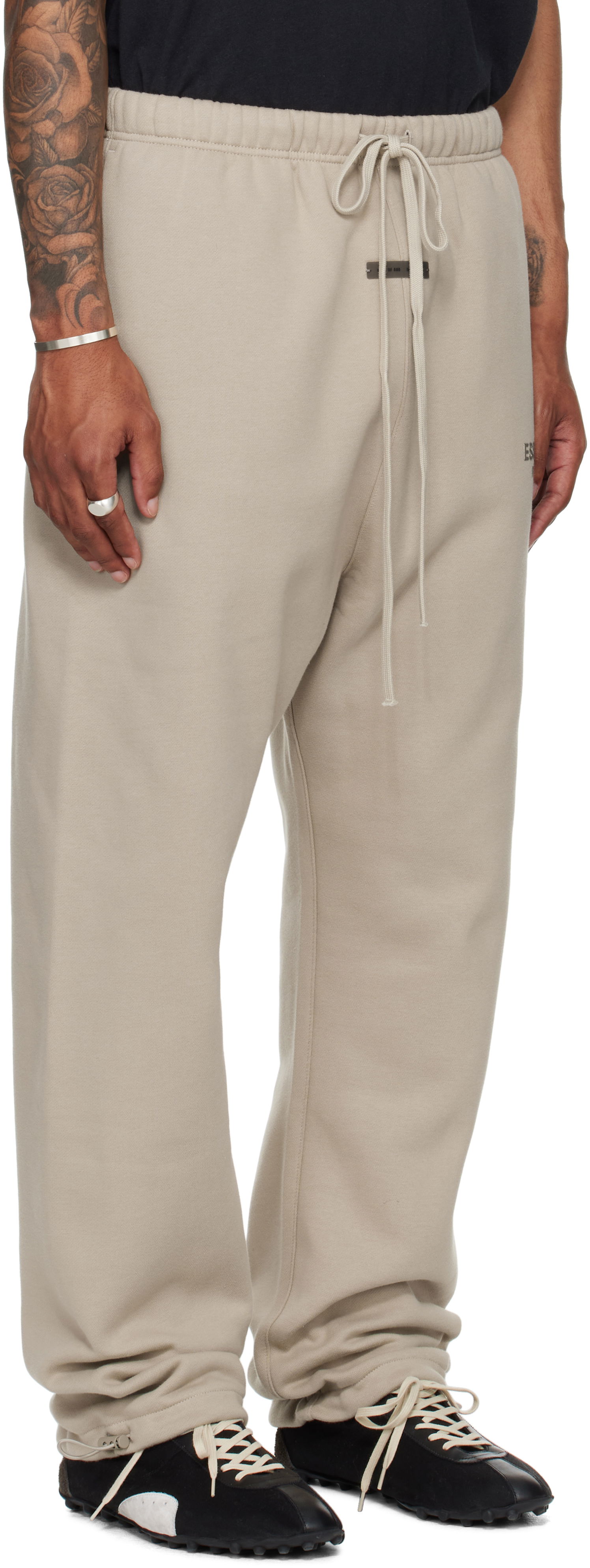 Joggingbukser Fear of God Fear of God ESSENTIALS Relaxed Fleece Sweatpants Beige | 130SP258221F, 1
