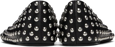 Sneakers og sko Jil Sander Jil Sander Studded Leather Ballerina Flats Sort | J15WZ0026_P8173, 1