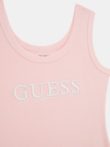 Kjole GUESS Guess Rib Dress Lyserød | V5GK06K8RT2-A61Z, 2