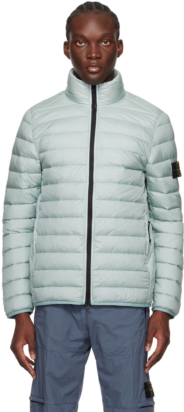 Puffer jakke Stone Island Patch Down Jacket Turkis | 801542424