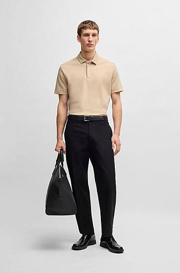 Polo skjorte BOSS Antibacterial Polo Shirt Beige | 50531509, 1