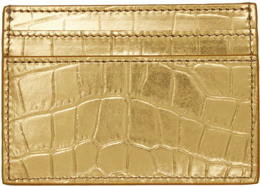 Tegnebog Versace Greca Goddess Card Holder "Gold" Metalisk | 1007218_1A10014_1X00V, 1