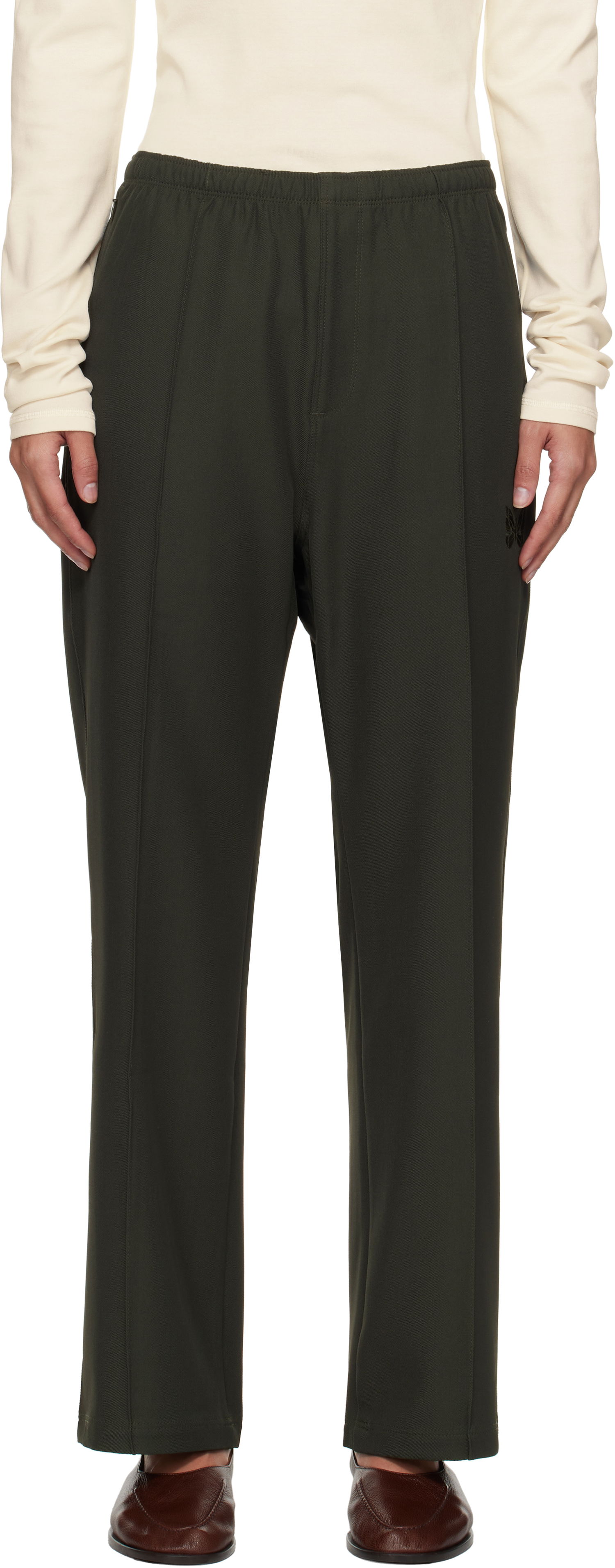 Bukser Needles Straight Trousers Grøn | PU214, 0