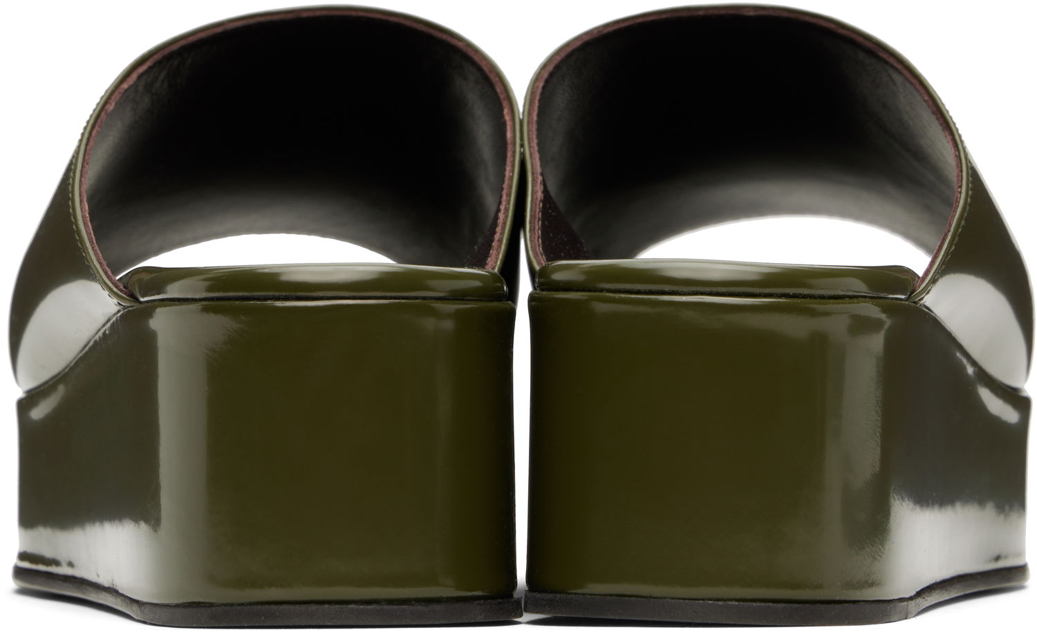 Tilbehør The Row The Row Emi Flatform Sandals Grøn | F1597-L604, 1