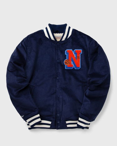 Bomberjakke Mitchell & Ness NBA COLLEGIATE VARSITY JACKET NEW YORK KNICKS Mørkeblå | OJBF6109-NYKYYPPPNAVY, 0