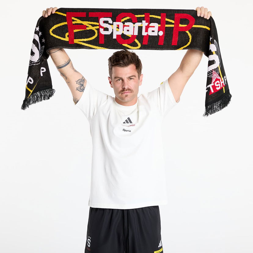 Tørklæde adidas Performance Footshop x Sparta Knitted Scarf Sort | FTSHP_500