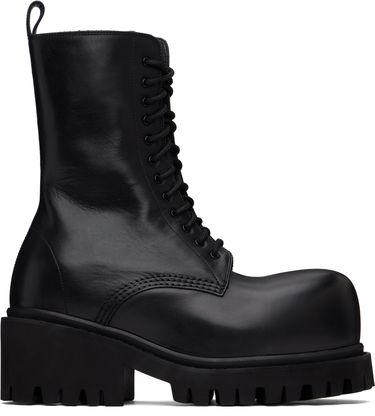 Tøj Balenciaga Balenciaga Stomper Boots Sort | 805881WCDA01000, 0