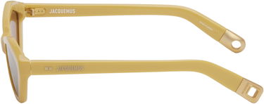 Solbriller Jacquemus Jacquemus 'The Bambino' Sunglasses Beige | JAC42C7SUN, 2