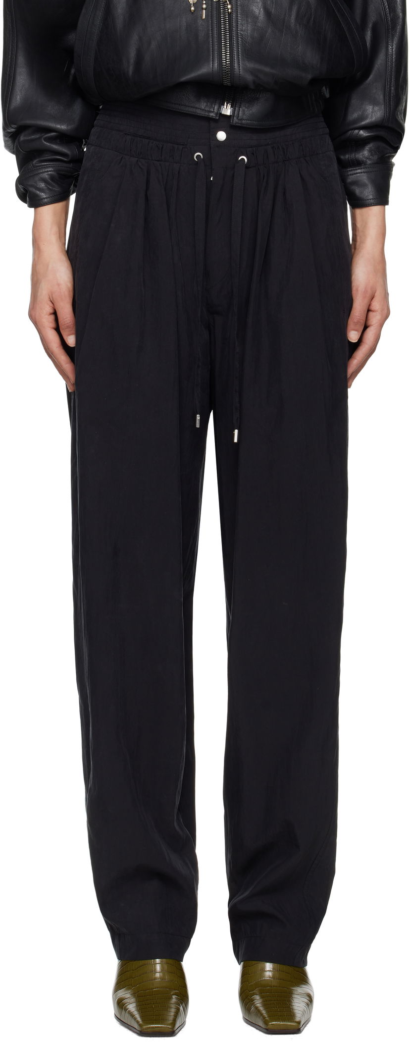 Bukser ISABEL MARANT Isabel Marant Gleen Trousers Sort | PA0541FA-C2G01I