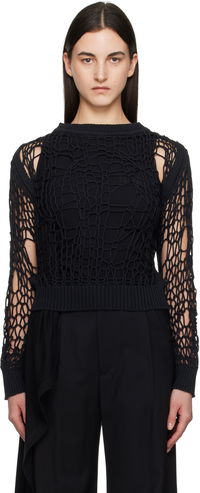 MM6 Maison Margiela Messy Filet Crewneck Sweater