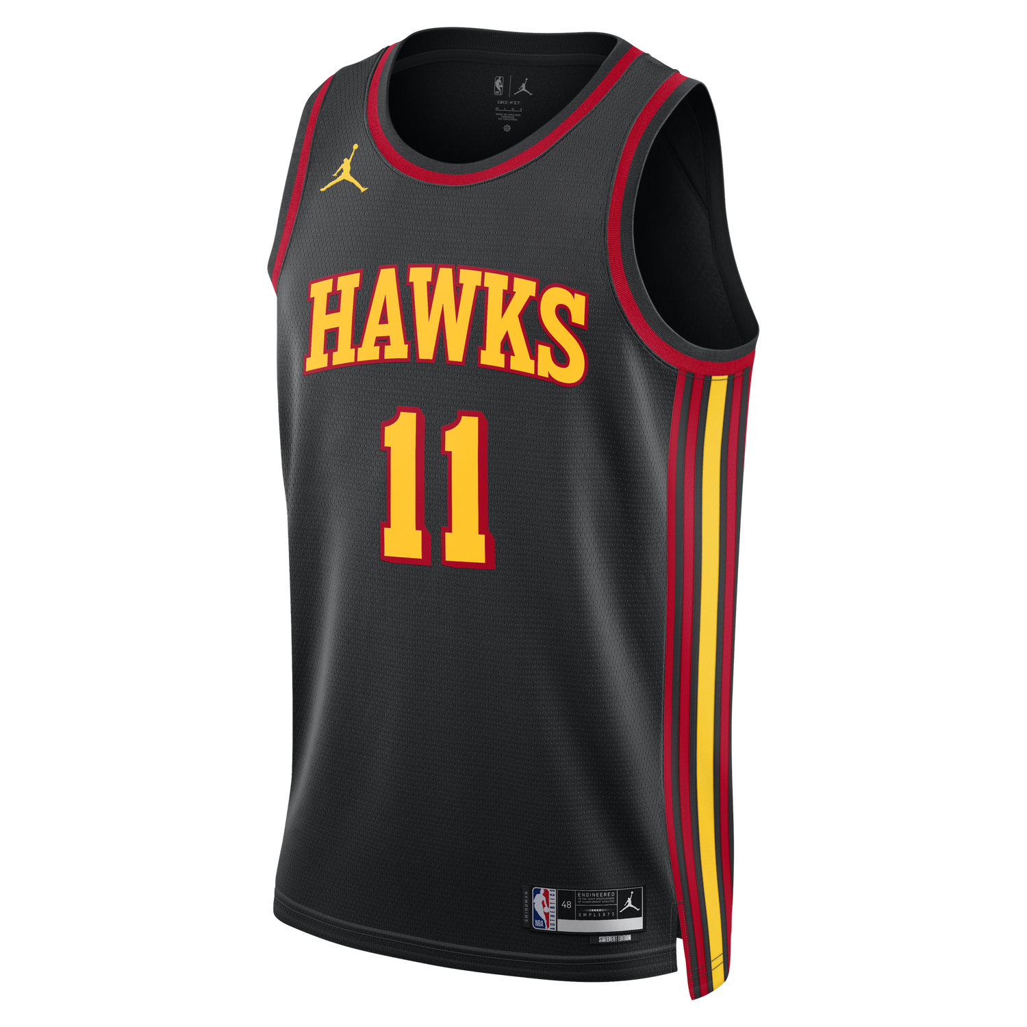 Jersey Nike Jordan Dri-FIT NBA Swingman Atlanta Hawks Statement Edition Sort | DO9517-010, 0