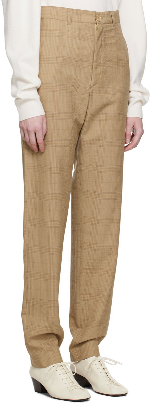 Bukser LEMAIRE Lemaire Loose Suit Trousers Beige | PA1000 LF1037, 1
