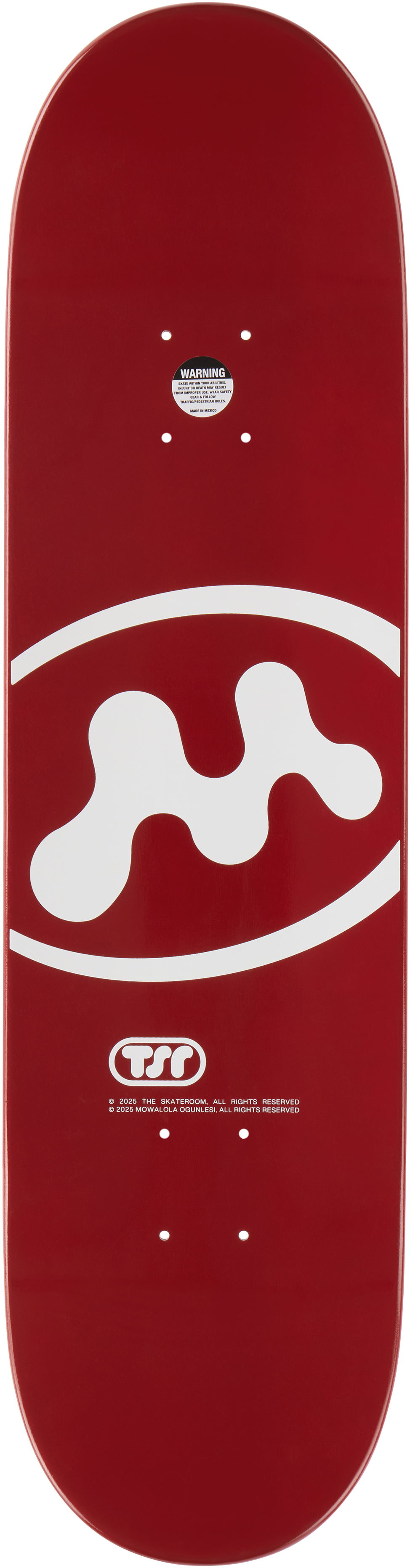Skøjte The Skateroom Mowalola Edition Skateboard Deck Rød | Mowalola Red Skateboard, 1