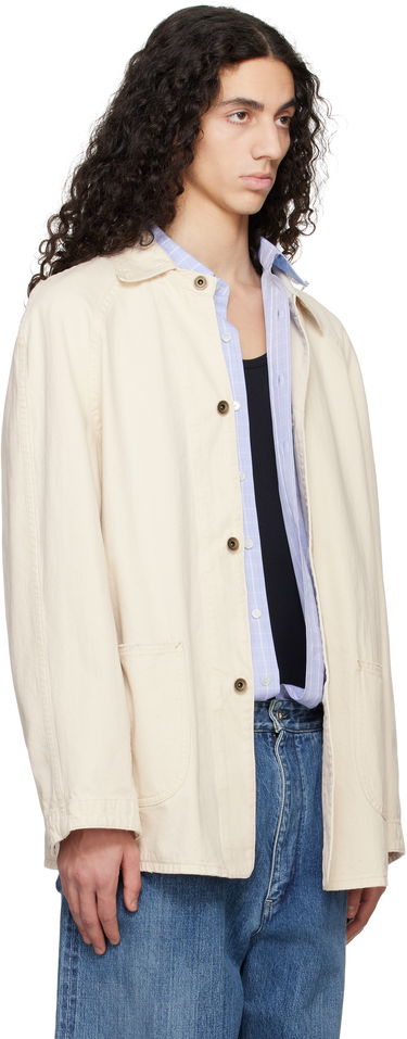 Jakke Maison Margiela Maison Margiela Sports Denim Jacket Beige | S50AM0635 M30023, 1