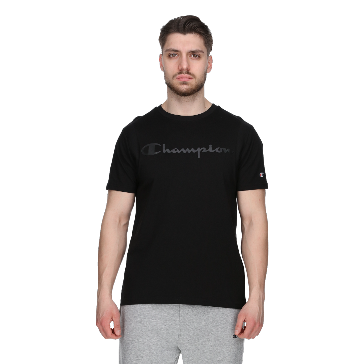 T-shirt Champion Crewneck T-Shirt Sort | 221527-KK001, 0