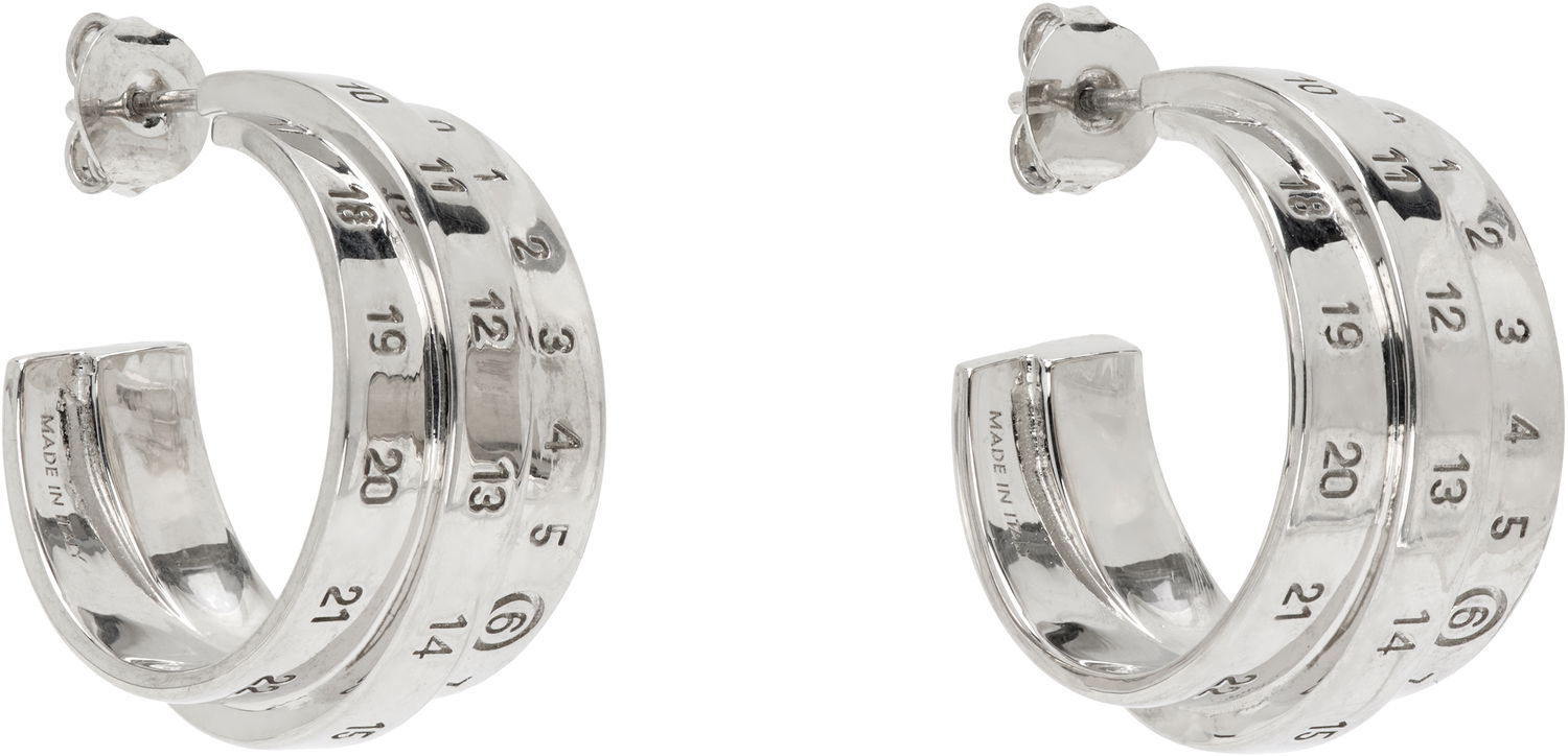 Øreringe Maison Margiela MM6 Maison Margiela Numeric Cuff Earrings Metalisk | SM6VG0097 P6627, 1
