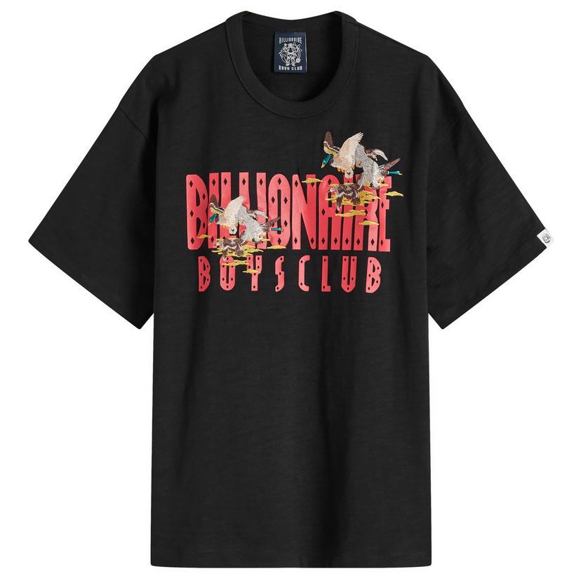 T-shirt BILLIONAIRE BOYS CLUB Duck Embroidered Straight Logo T-Shirt Sort | B24464-BLK