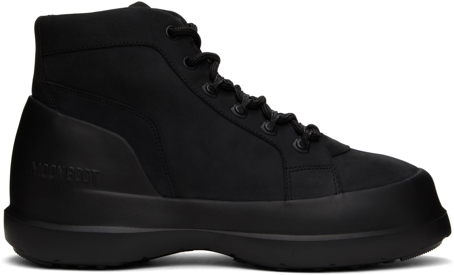 Sneakers og sko Moon Boot Luna Trek Mid Nubuck Boots Sort | 80D2480070, 0