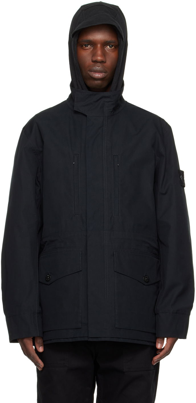 Frakker Stone Island Ghost Piece Coat Sort | 7815412F1, 0