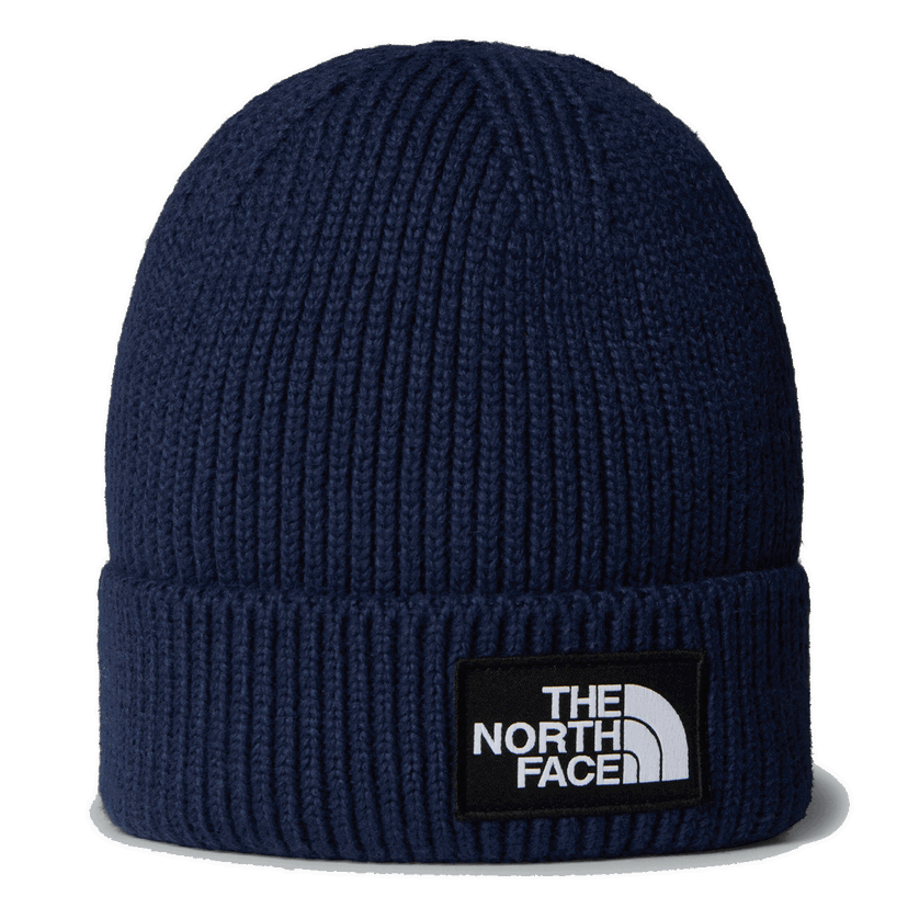 Beanie The North Face TNF Logo Box Cuffed Beanie Mørkeblå | NF0A8CHE8K21
