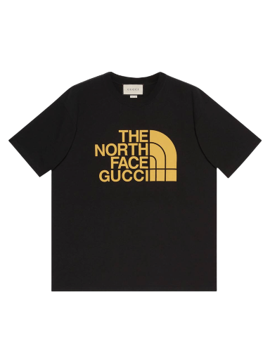 T-shirt Gucci The North Face x Oversize T-Shirt Sort | 616036 XJDCL 1131