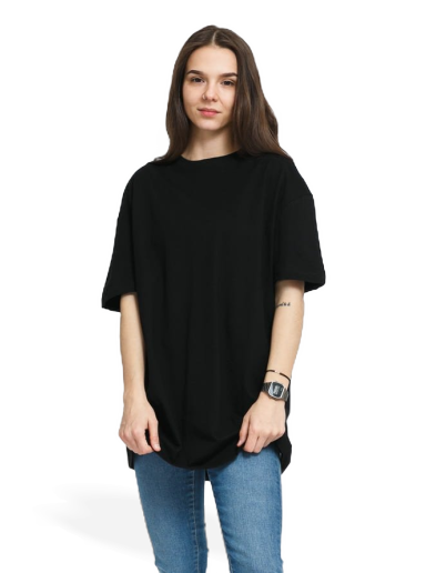 T-shirt Urban Classics Oversized Boyfriend Tee Sort | TB3634 black
