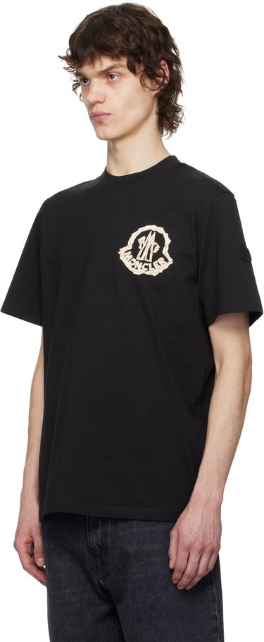 T-shirt Moncler Moncler Archivo Creativo T-Shirt Sort | K10918C0005289AJS, 3