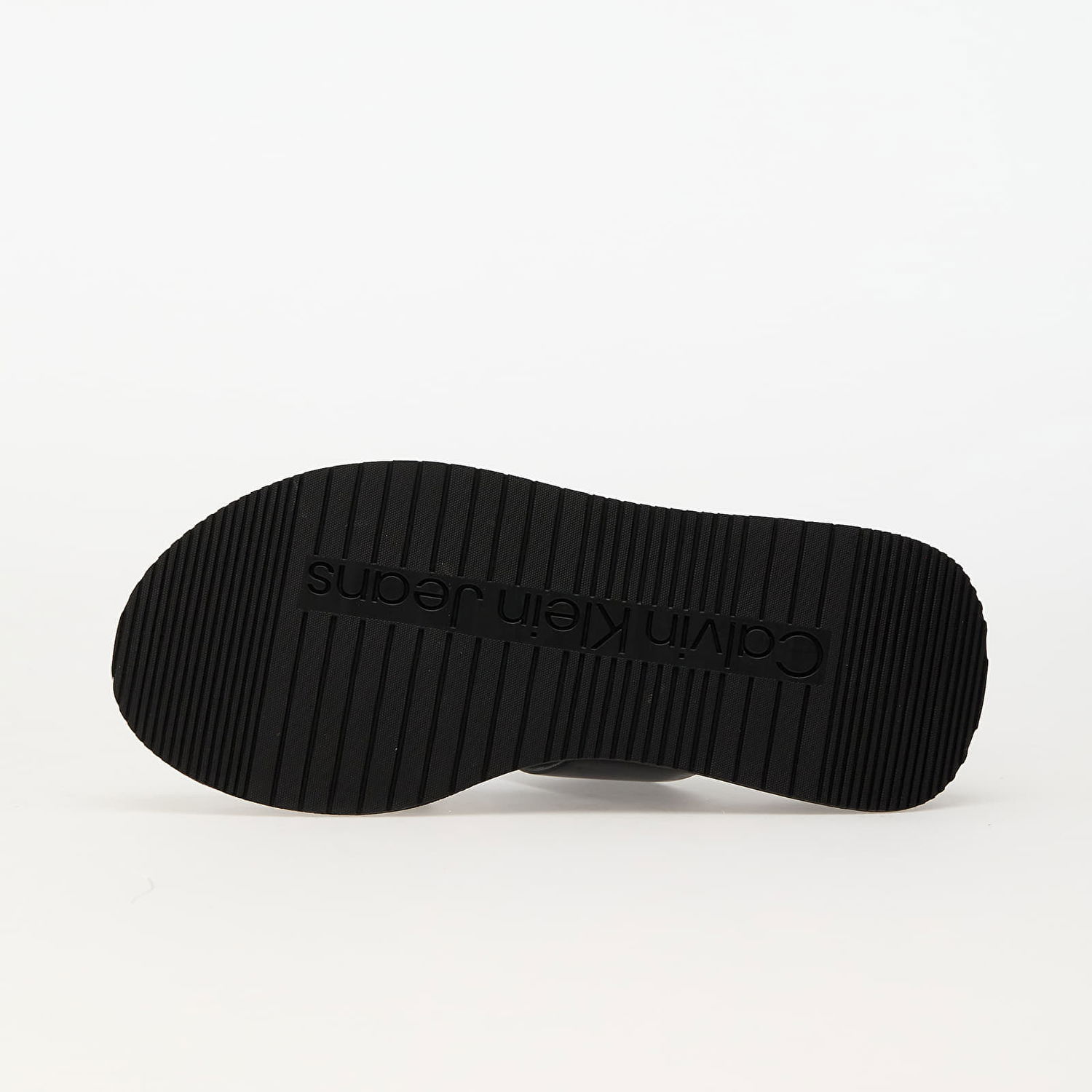 Sneakers og sko CALVIN KLEIN Jeans Sandal Slide Double Black Sort | YW0YW01694 0GJ, 1