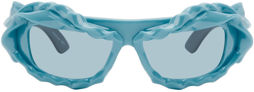 Solbriller Ottolinger Ottolinger Twisted Sunglasses Blå | 1272601921