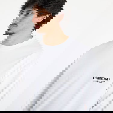 T-shirt Fear of God Fear of God Essentials Classic Fit Long Sleeve Tee Hvid | 125AS254202F-120, 1