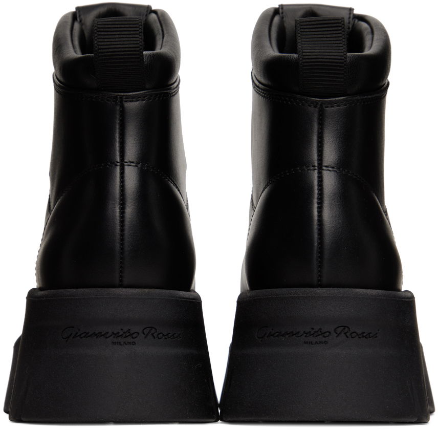Sneakers og sko Gianvito Rossi Vancouver Leather Boots Sort | G73188.20GOM.FXY, 1