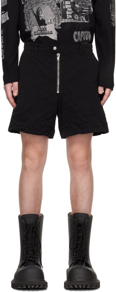 Shorts We11done We11done Crumpled Shorts Sort | WD-PT1-23-271-M-BK, 0