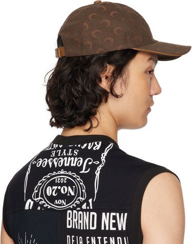 Kasket Marine Serre Marine Serre Moon Jacquard Twill Baseball Cap Brun | UHG049A CWOV0063, 2