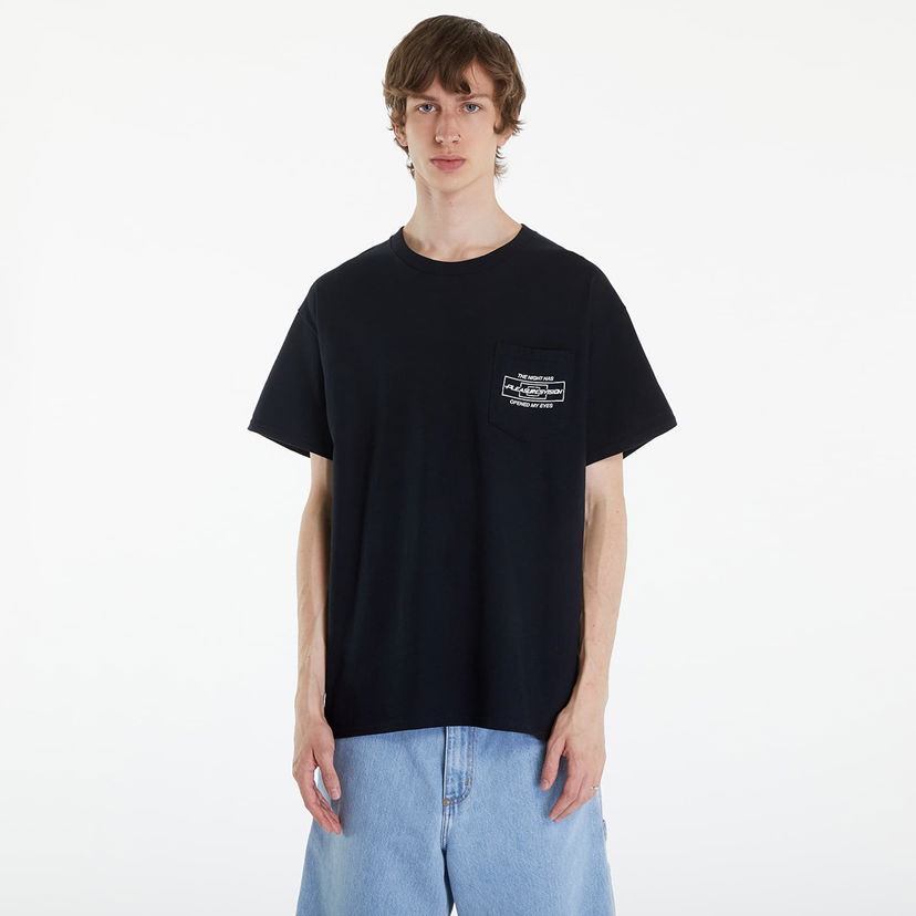 T-shirt Pleasures Vision Pocket T-Shirt Black Sort | P24SU056 BLACK