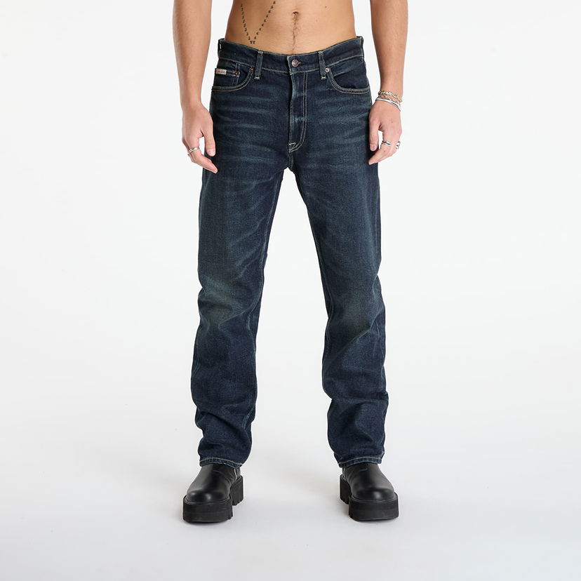 Jeans CALVIN KLEIN Calvin Klein Jeans Standard Straight Gilded Pants Blå | LV04RD719G 01P