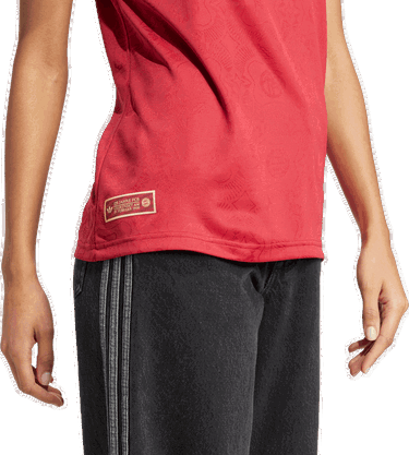 T-shirt adidas Performance FC Bayern Anniversary Jersey Rød | JE6783, 4