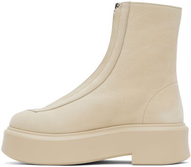 Tøj The Row The Row Zipped I Boots Beige | F1144-L131R, 2